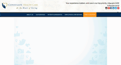 Desktop Screenshot of consulatehealthcare.com